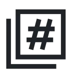 Collection Number SVG Icon